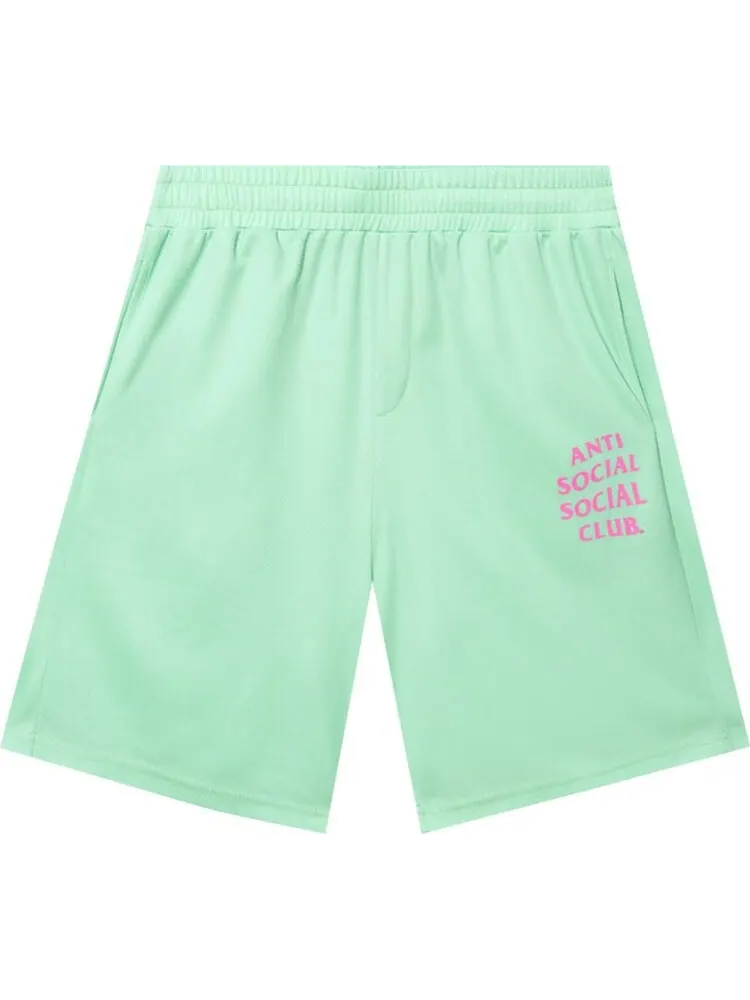 Шорты Anti Social Social Club Never Made The Team Mesh Shorts 'Mint' — изображение 1 из 2, зеленый