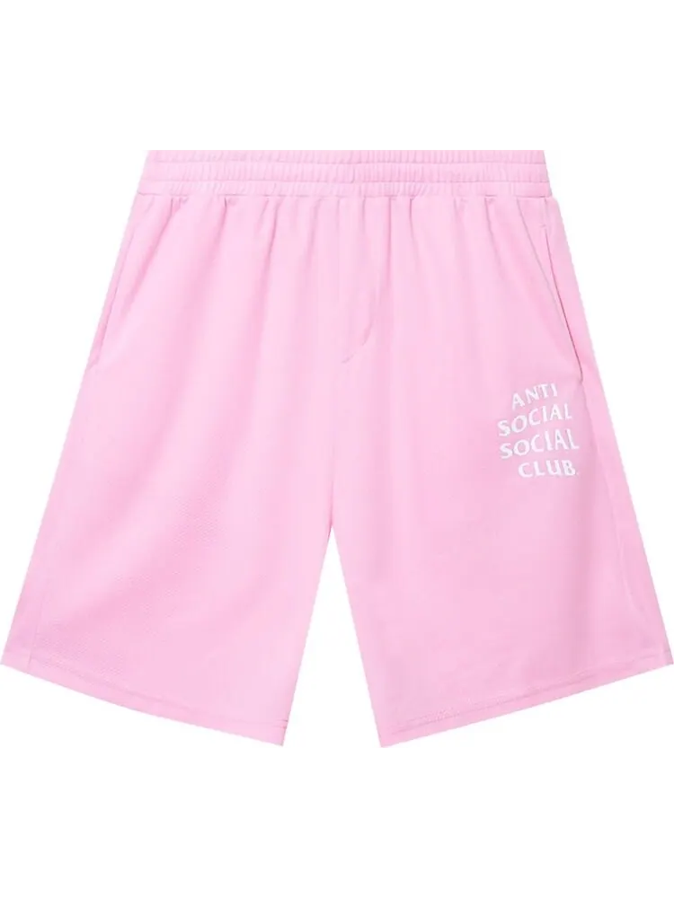 Шорты Anti Social Social Club Never Made The Team Mesh Shorts 'Pink' — изображение 1 из 2, розовый