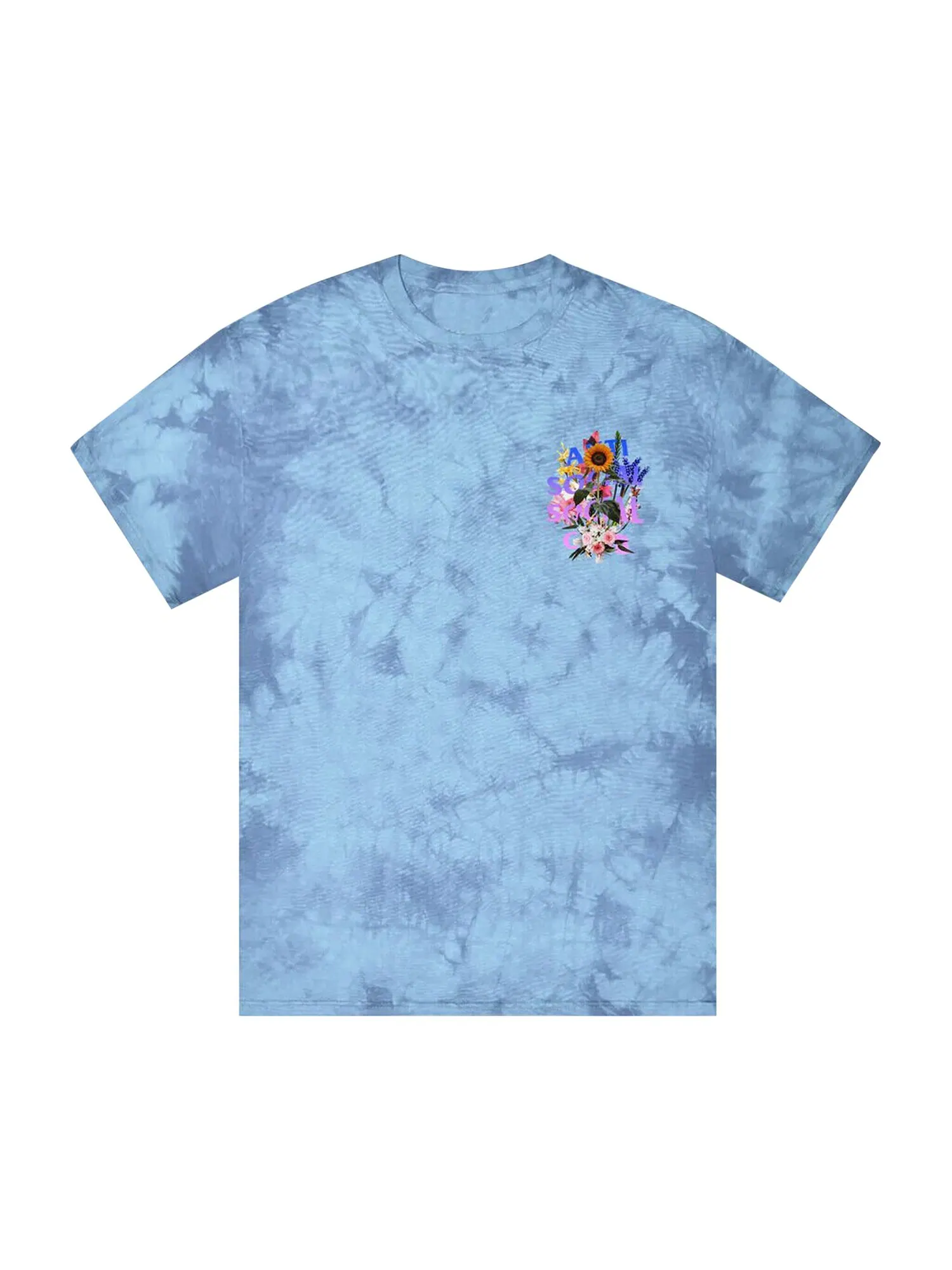 Футболка Anti Social Social Club Bouquet For The Old Days Tie Dye — изображение 1 из 2, синий