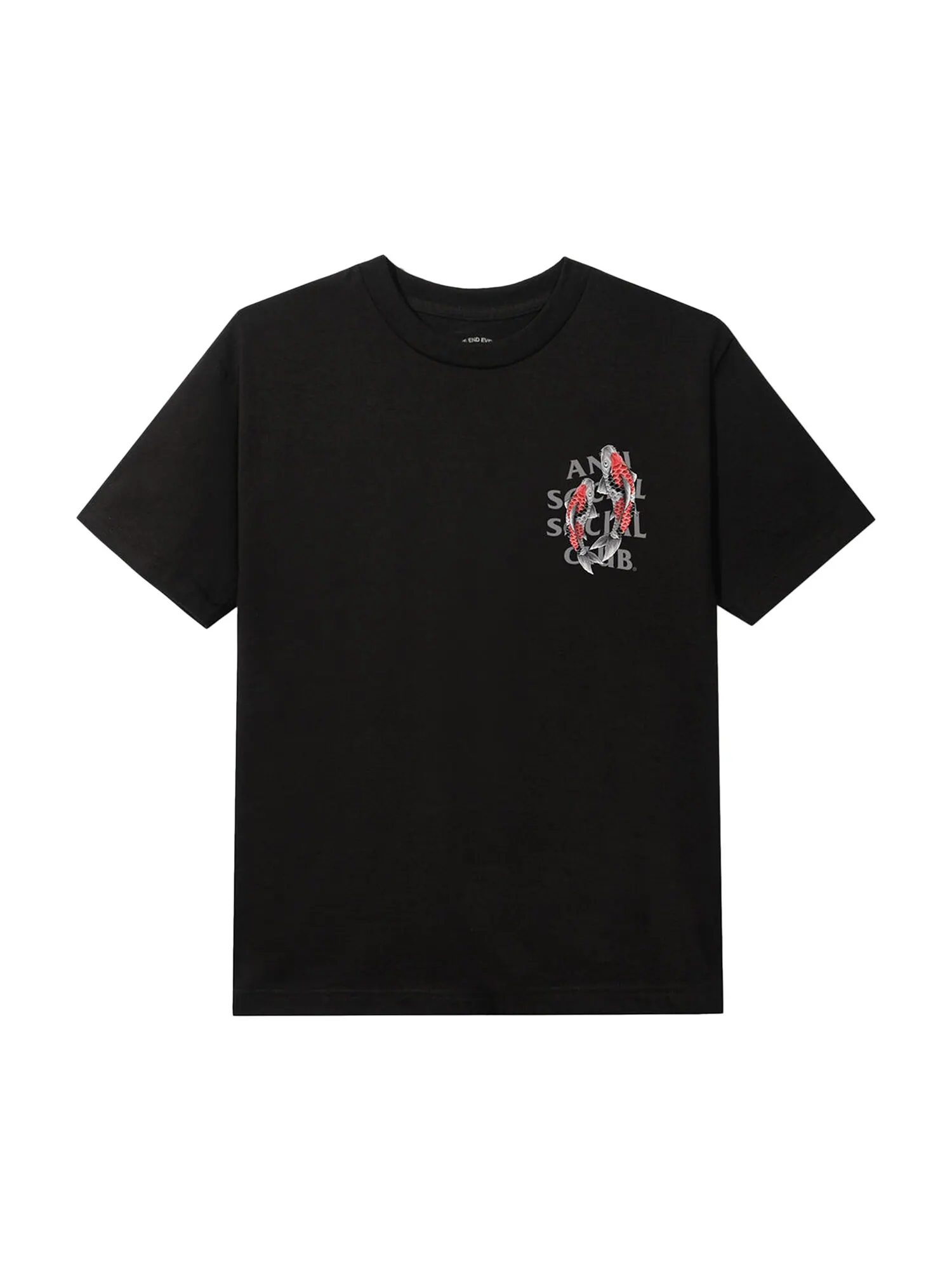 Футболка Anti Social Social Club Koi Garden (3M Reflective) — изображение 1 из 2, черный