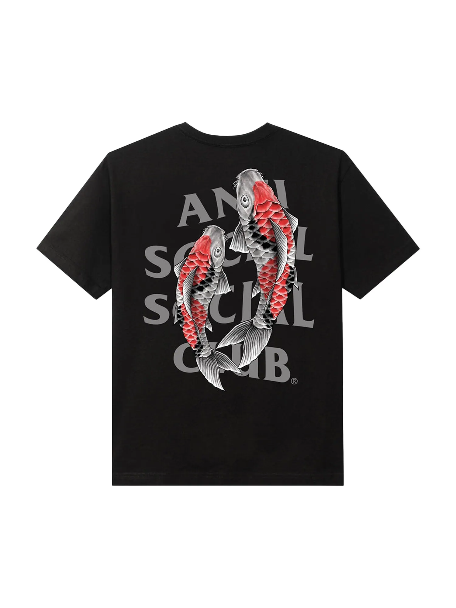Футболка Anti Social Social Club Koi Garden (3M Reflective) — изображение 2 из 2, черный