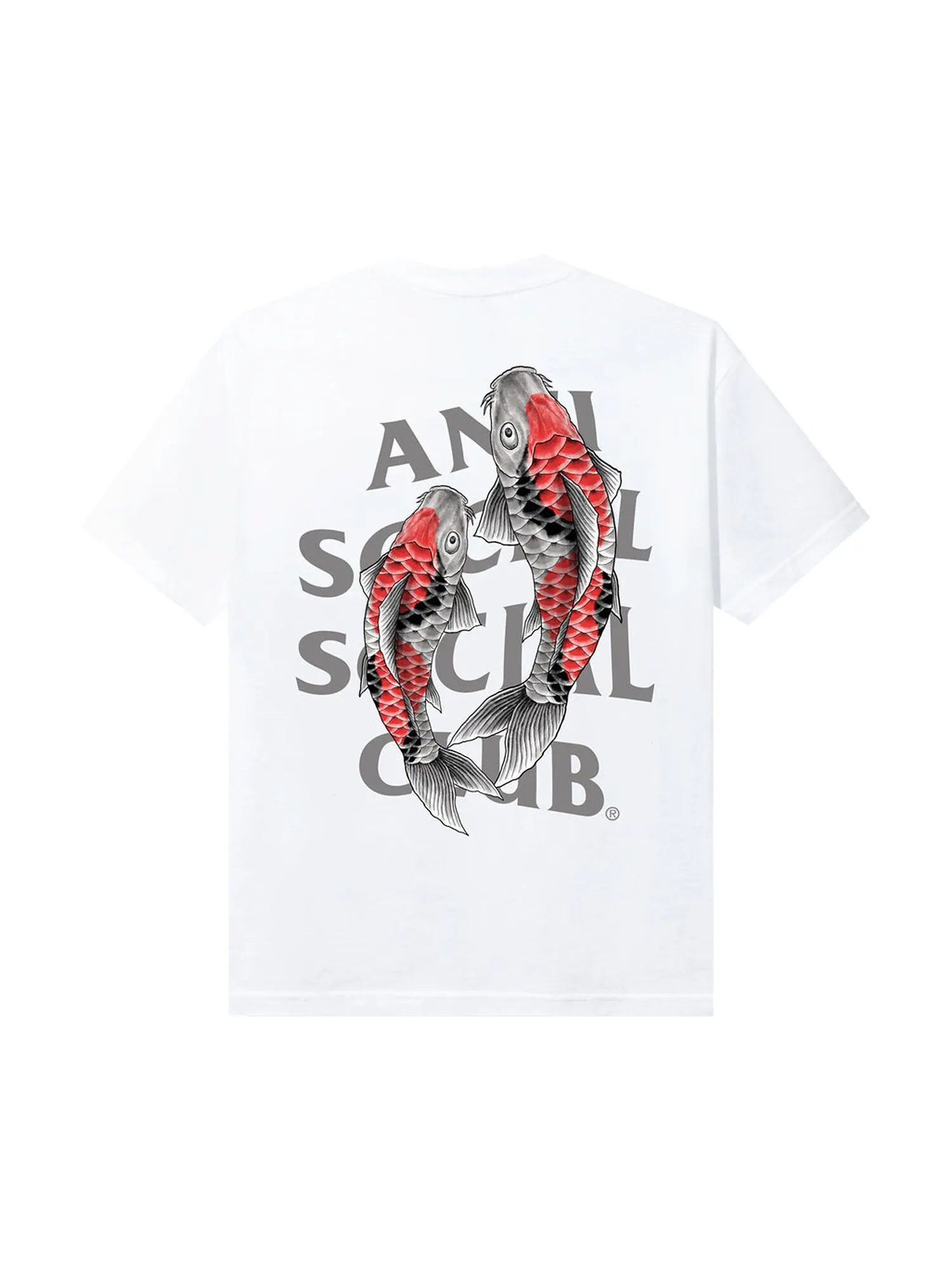 Футболка Anti Social Social Club Koi Garden (3M Reflective) — изображение 2 из 2, белый