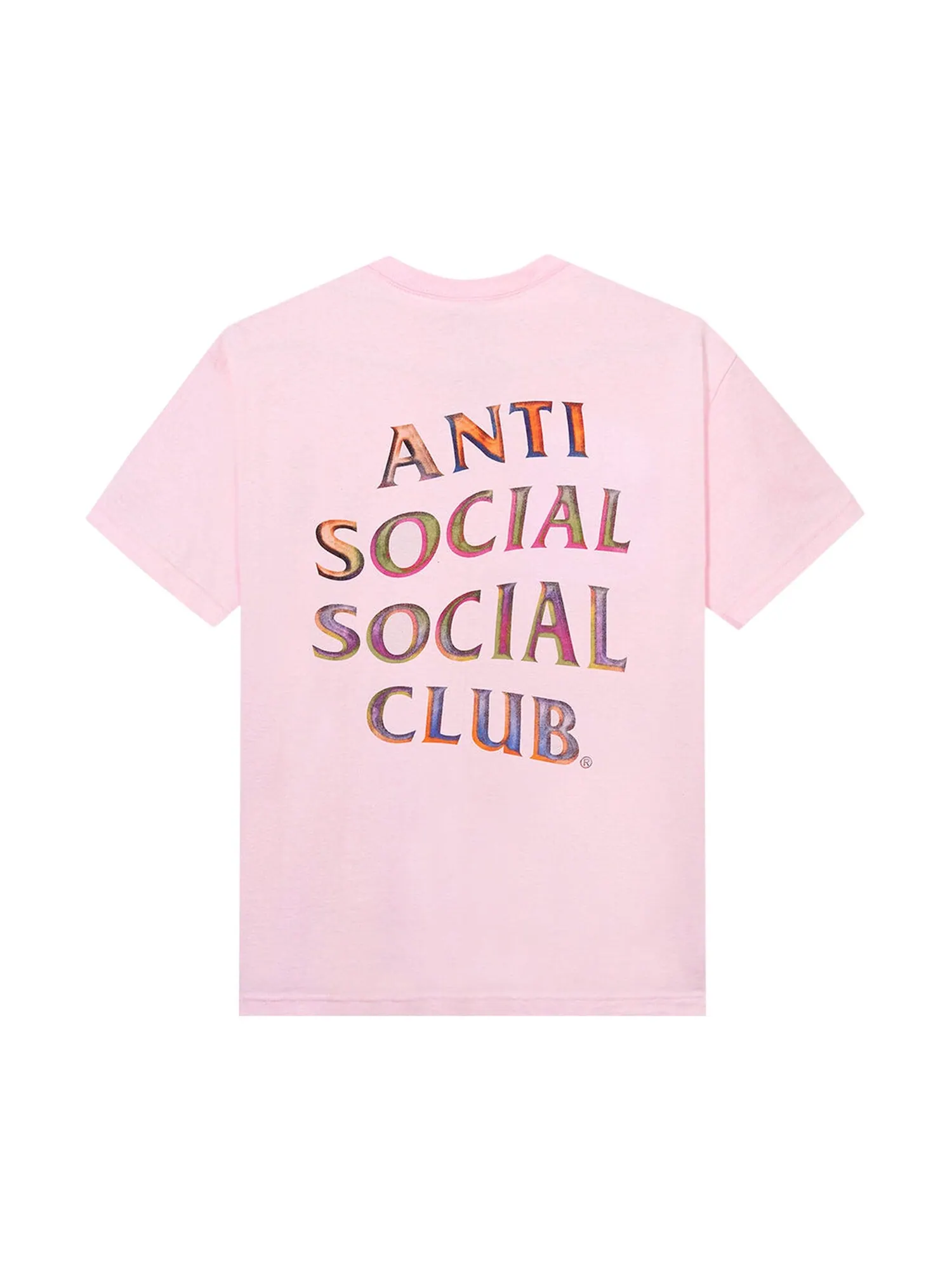 Футболка временной памяти Anti Social Social Club — изображение 2 из 2, розовый