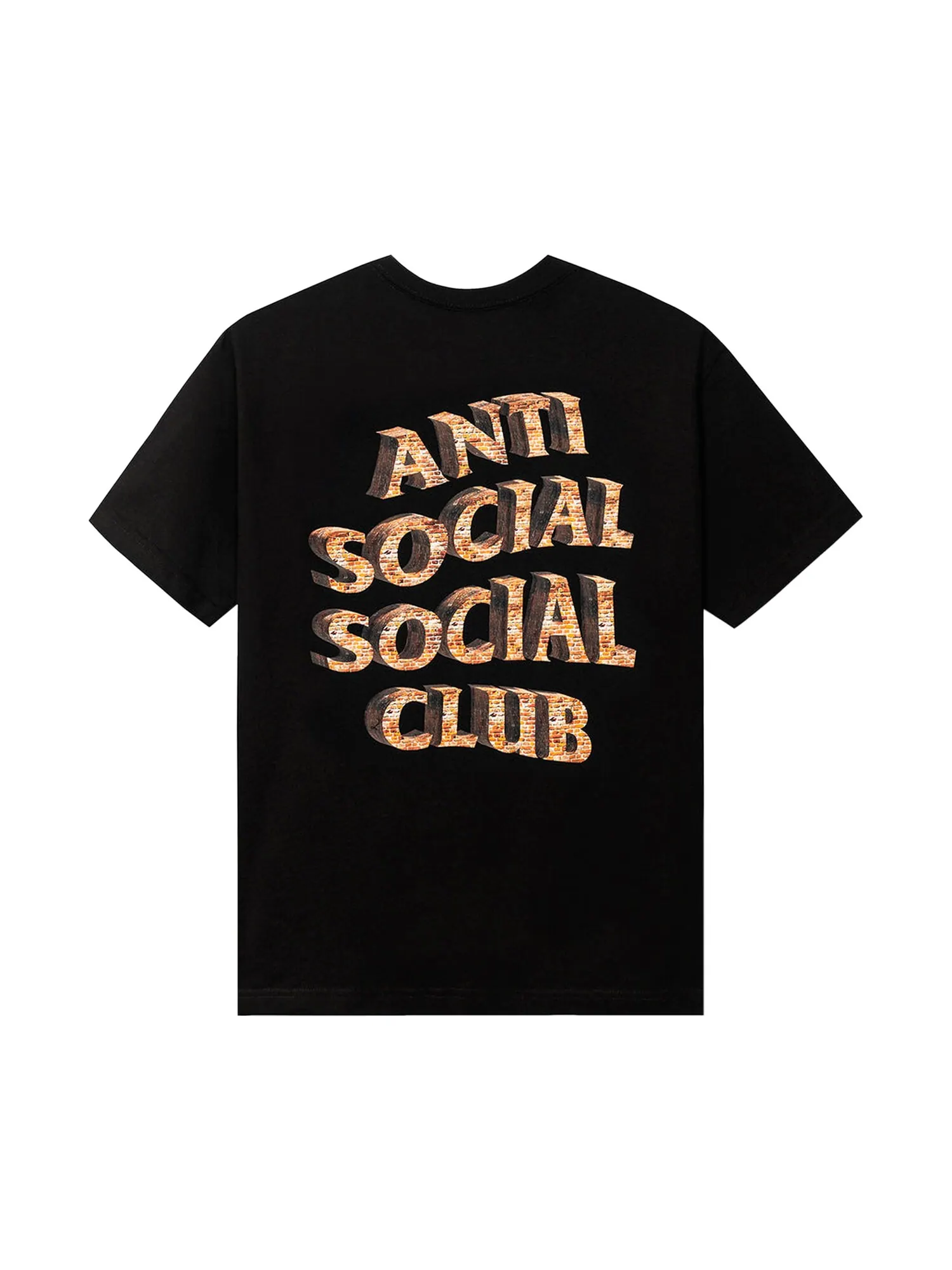 Белая футболка Anti Social Social Club из штакетника — изображение 2 из 2, черный