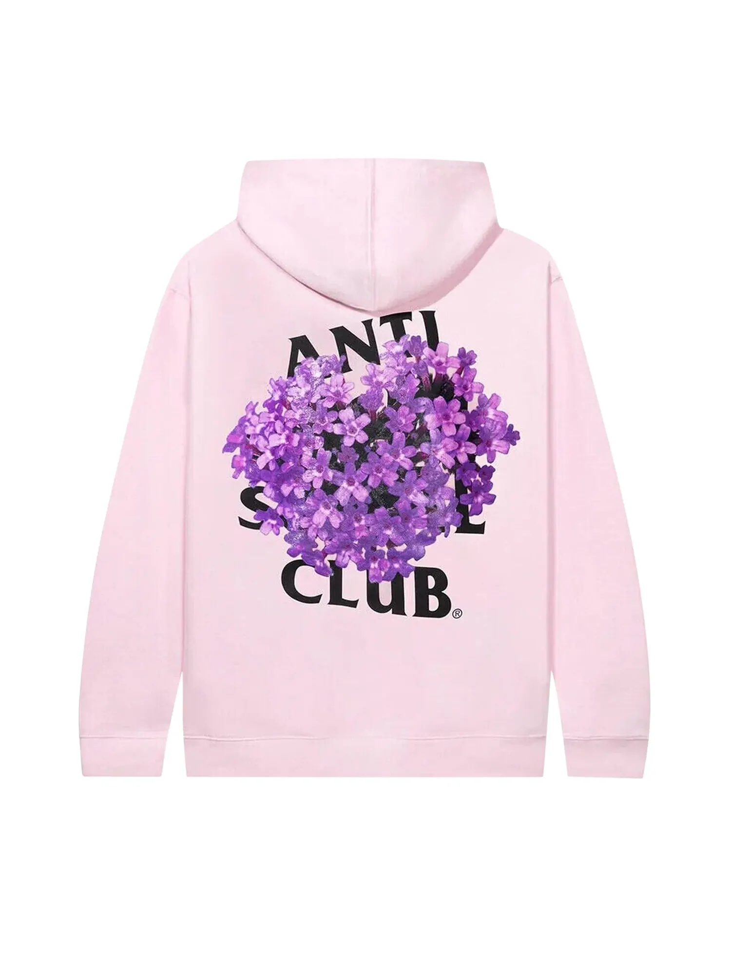 Толстовка Anti Social Social Club с высокой посадкой — изображение 2 из 2, розовый