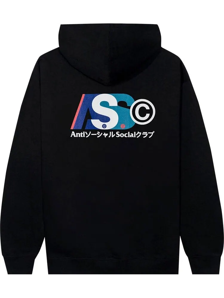 Худи Anti Social Social Club Build Up Hoodie Black — изображение 2 из 2, черный