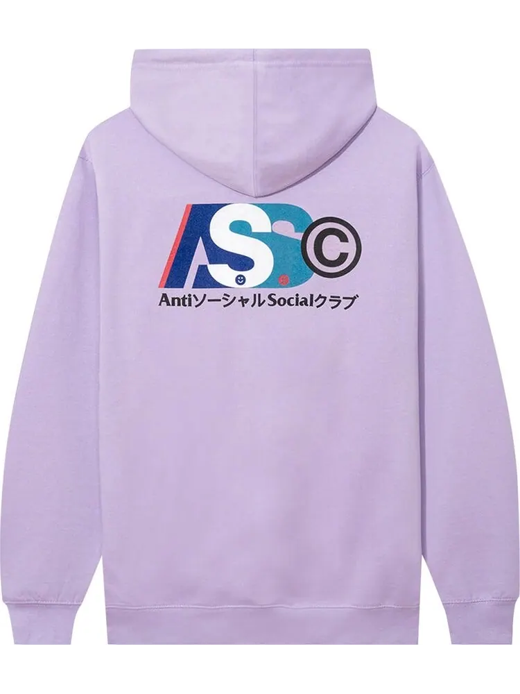 Худи Anti Social Social Club Build Up Hoodie Lavender — изображение 2 из 2, фиолетовый