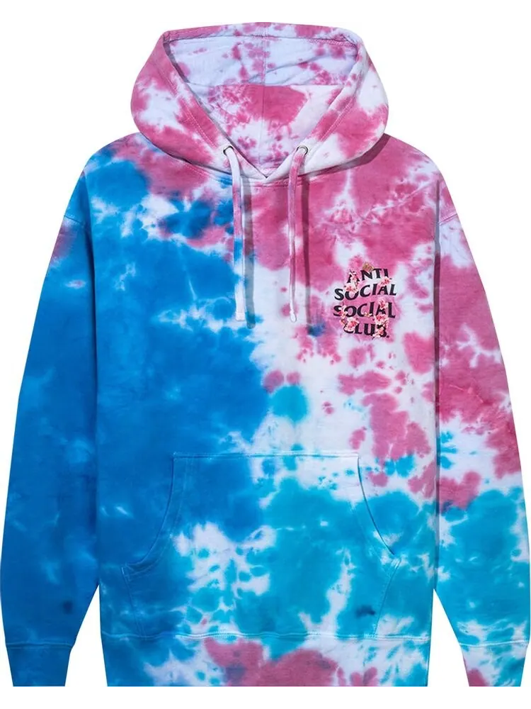 Худи Anti Social Social Club Kkoch Hi-5 Hoodie Candy Tie Dye — изображение 1 из 2, мульти