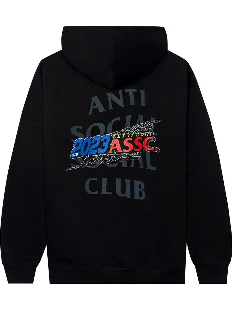 Худи Anti Social Social Club Let It Go Hoodie Black — изображение 2 из 2, черный