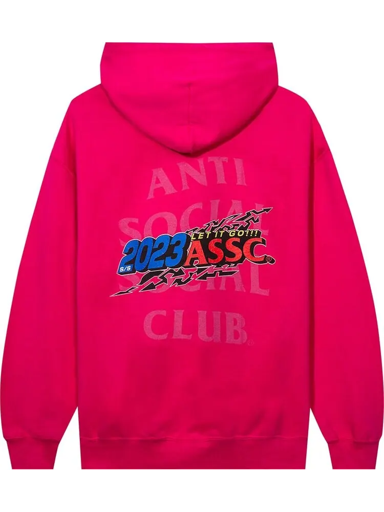 Худи Anti Social Social Club Let It Go Hoodie Pink — изображение 2 из 2, розовый