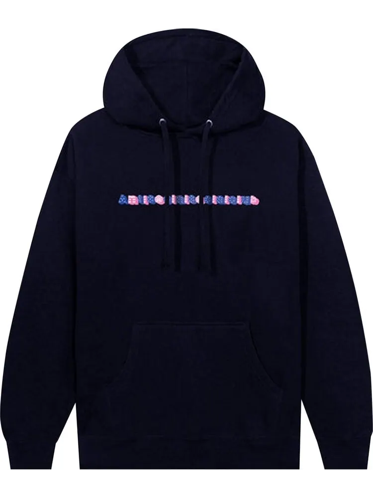 Худи Anti Social Social Club Sign Me Up Hoodie Navy — изображение 1 из 2, синий