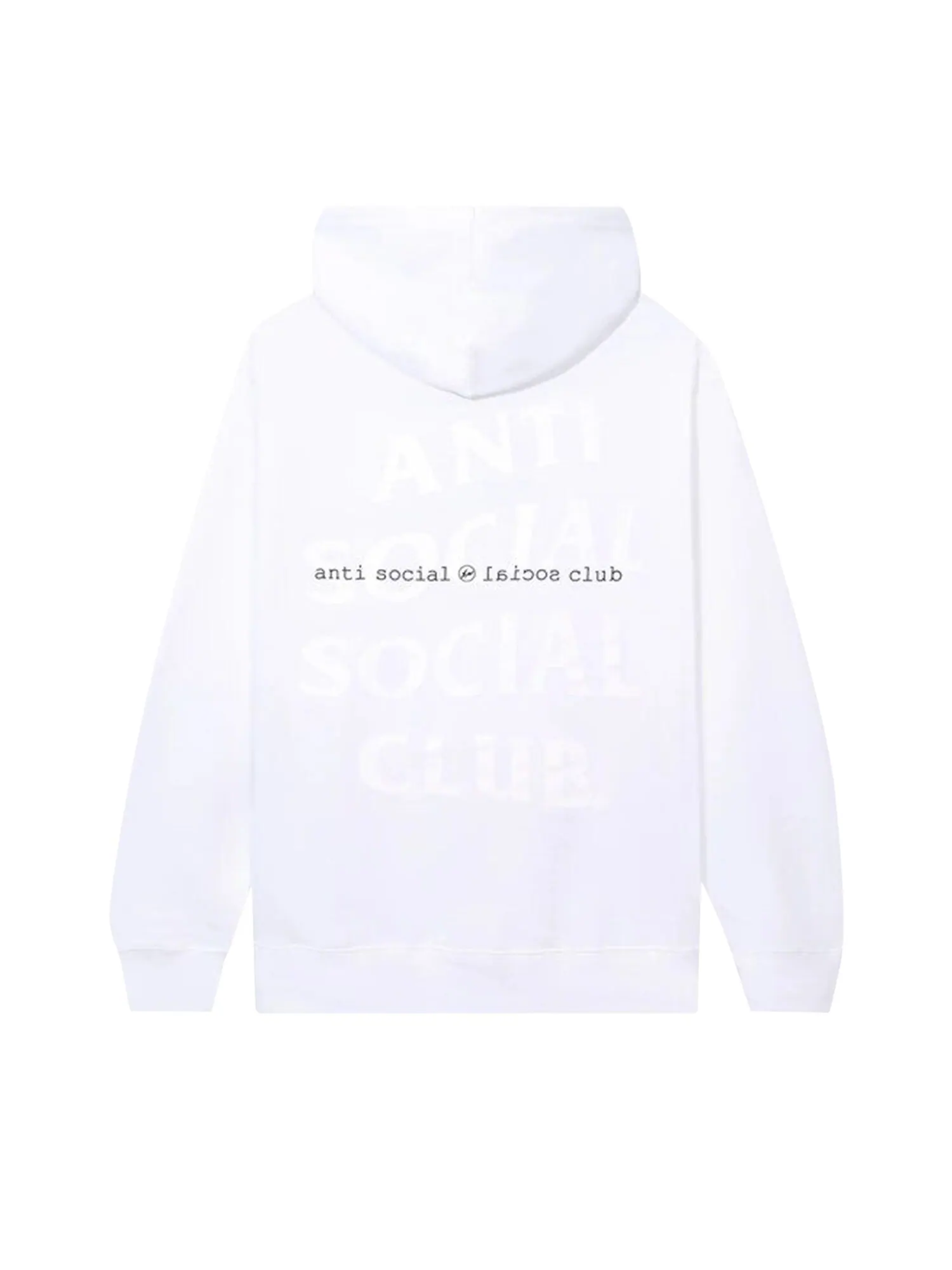 Толстовка Anti Social Social Club типа A Белая — изображение 2 из 2, белый