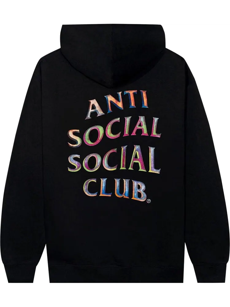 Худи Anti Social Social Club Temporary Memory Hoodie Black — изображение 2 из 2, черный