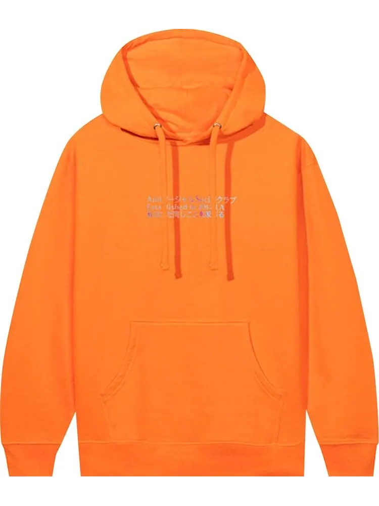 Худи Anti Social Social Club Temporary Memory Hoodie Orange — изображение 1 из 2, оранжевый