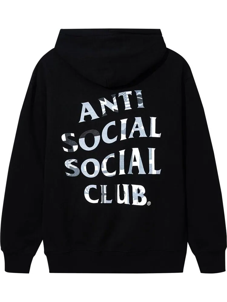 Худи Anti Social Social Club x Alpha Essential Hoodie Black — изображение 2 из 2, черный