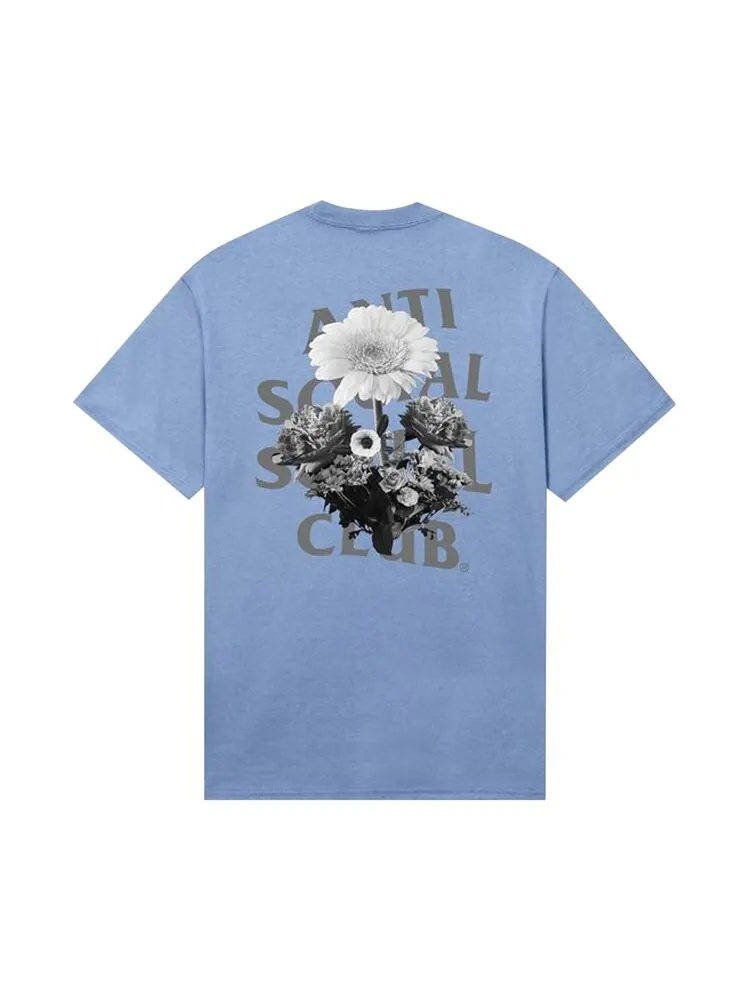 Футболка Anti Social Social Club Ghost Of You And Me 3M Reflective Tee — изображение 2 из 2, синий