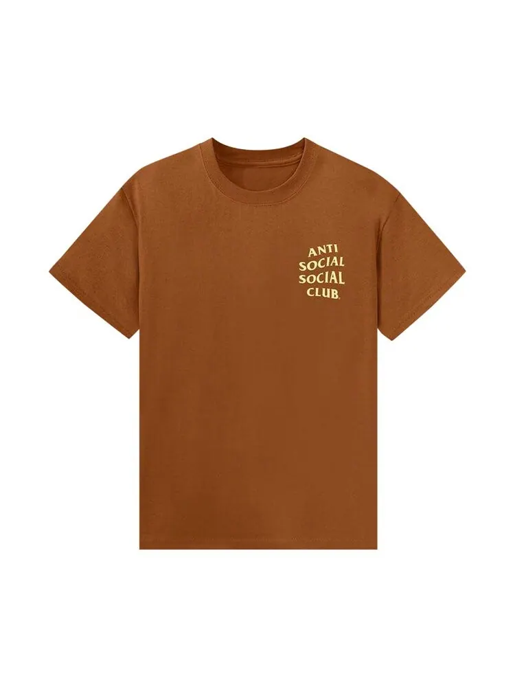 Футболка Anti Social Social Club Kkotch Tee — изображение 1 из 2, коричневый