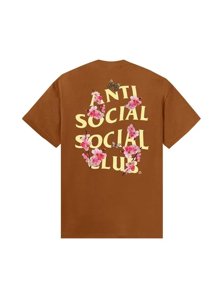 Футболка Anti Social Social Club Kkotch Tee — изображение 2 из 2, коричневый