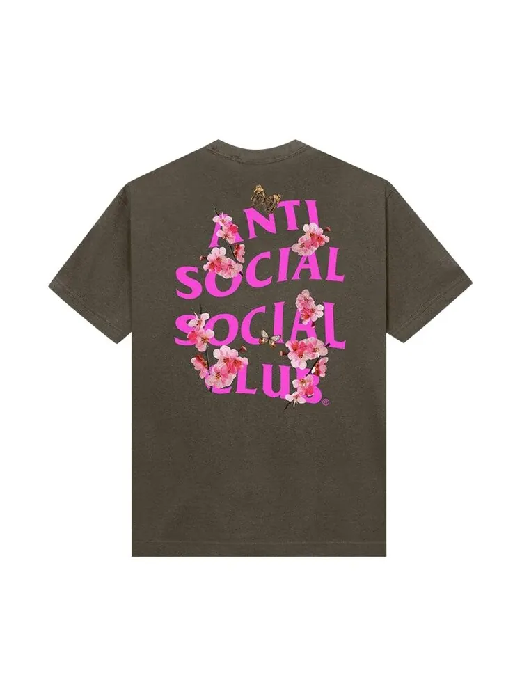 Футболка Anti Social Social Club Kkotch Tee — изображение 2 из 2, коричневый