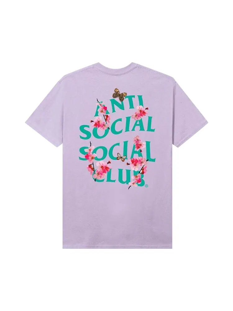 Футболка Anti Social Social Club Kkotch Tee — изображение 2 из 2, фиолетовый