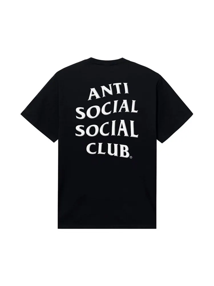 Футболка Anti Social Social Club Mind Games Puff Tee — изображение 2 из 2, черный