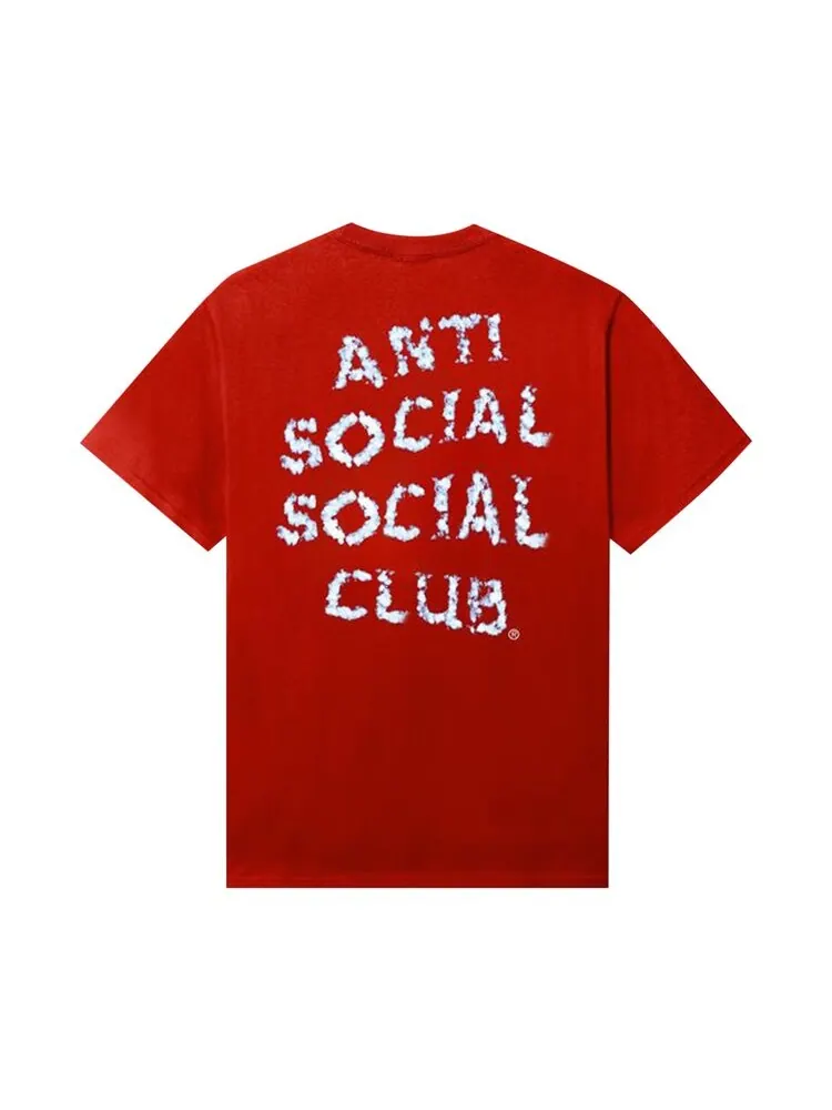 Футболка Anti Social Social Club Partly Cloudy Tee — изображение 2 из 2, красный