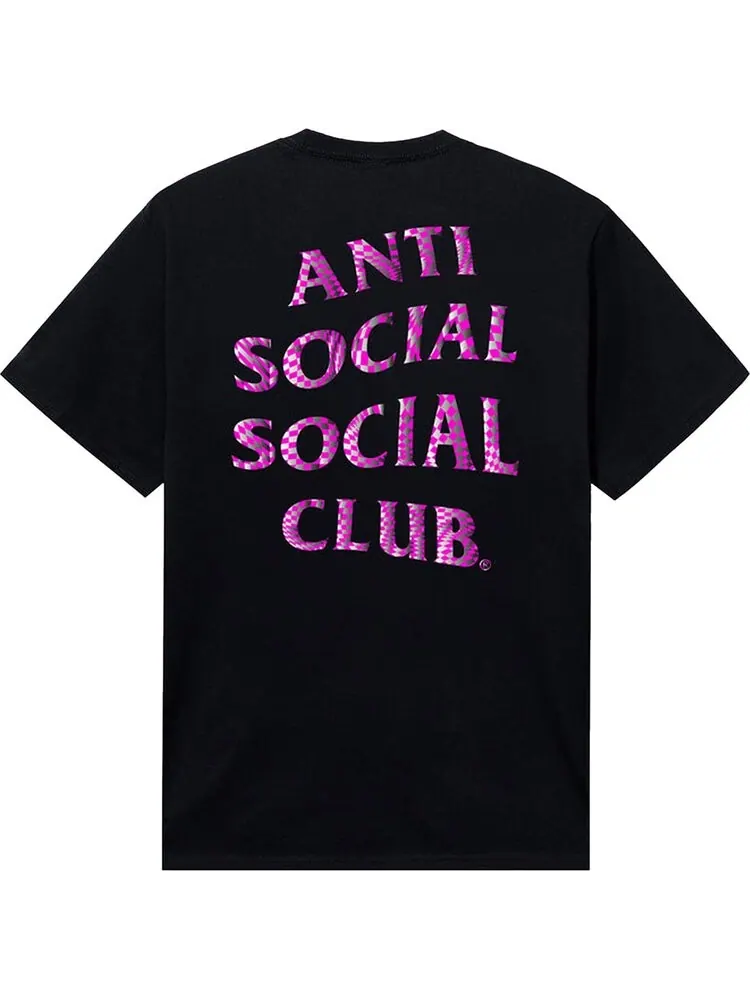 Футболка Anti Social Social Club System 'Black' — изображение 2 из 2, черный