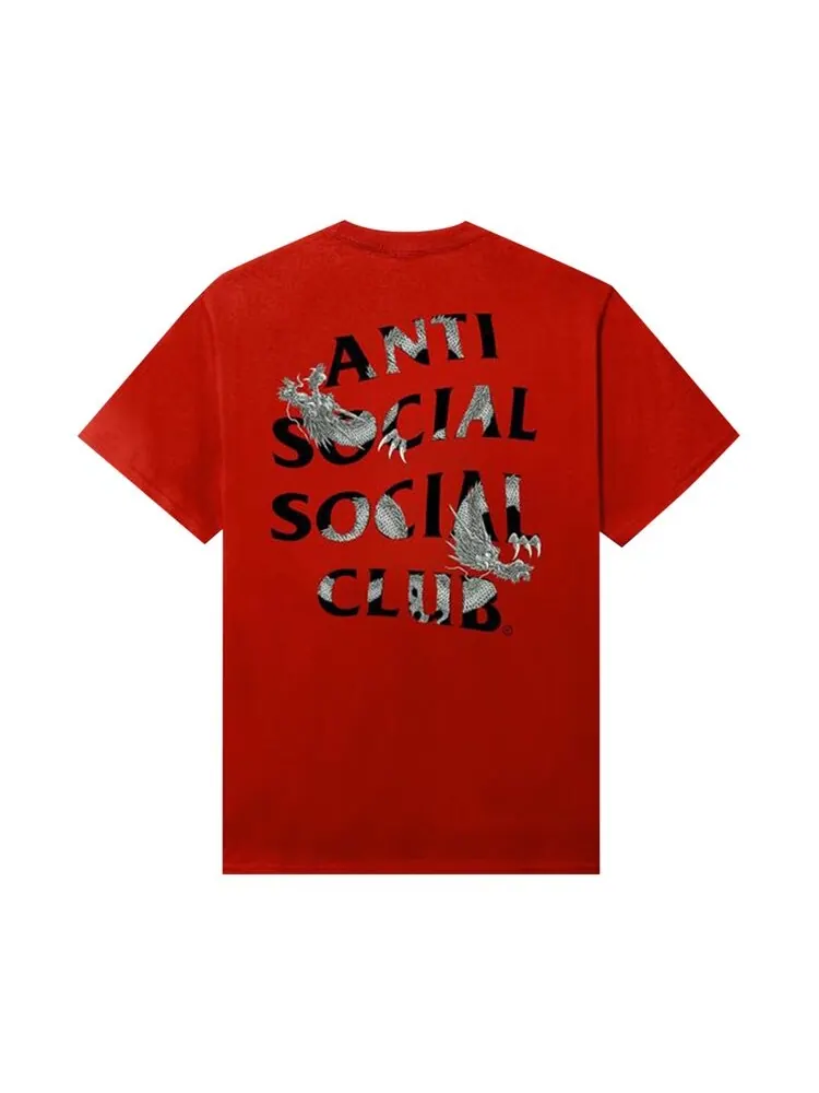 Футболка Anti Social Social Club Tatz Tee — изображение 2 из 2, красный