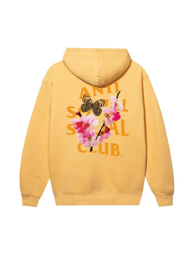 Худи Anti Social Social Club Big Kkotch Hoodie — изображение 2 из 2, желтый