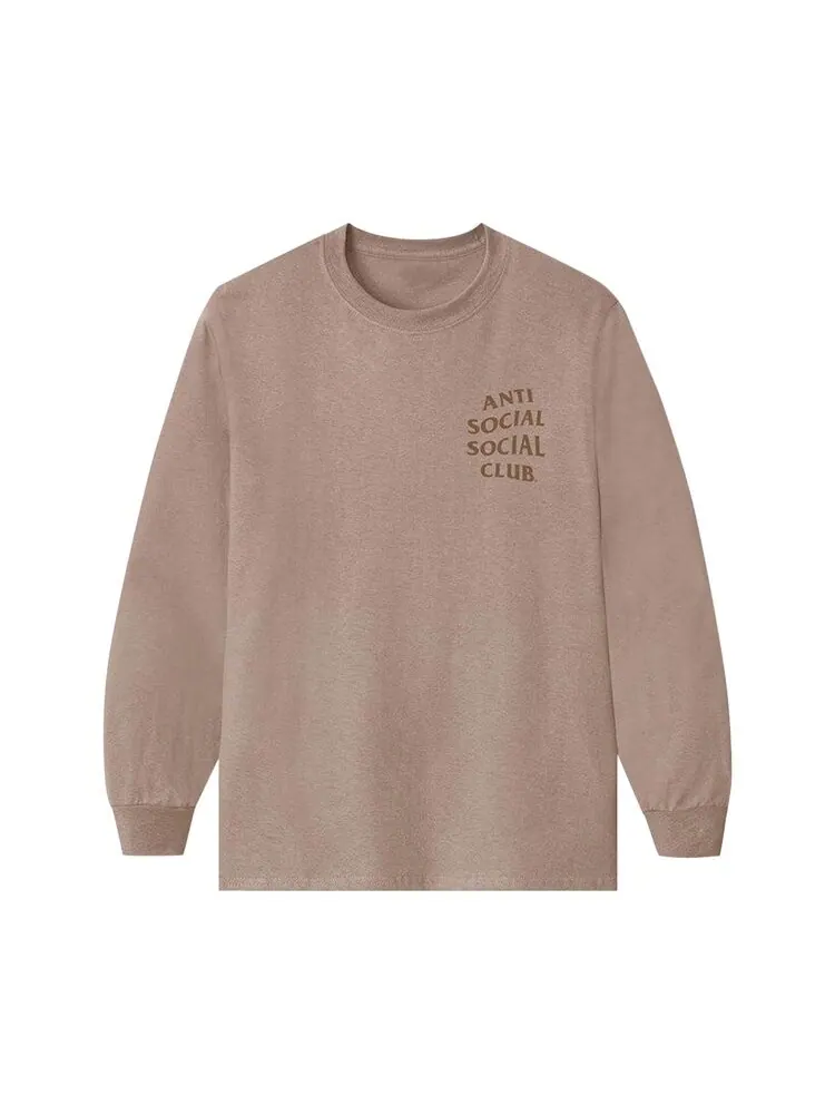 Футболка Anti Social Social Club Kkotch Long-Sleeve Tee — изображение 1 из 2, песочный