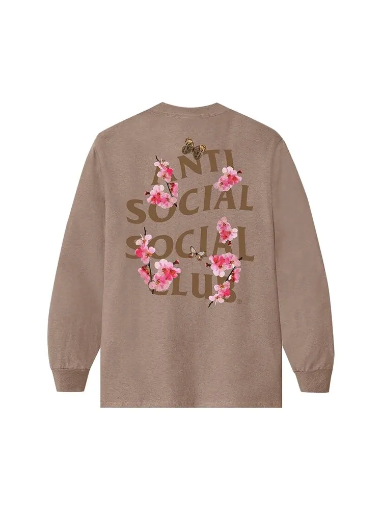 Футболка Anti Social Social Club Kkotch Long-Sleeve Tee — изображение 2 из 2, песочный