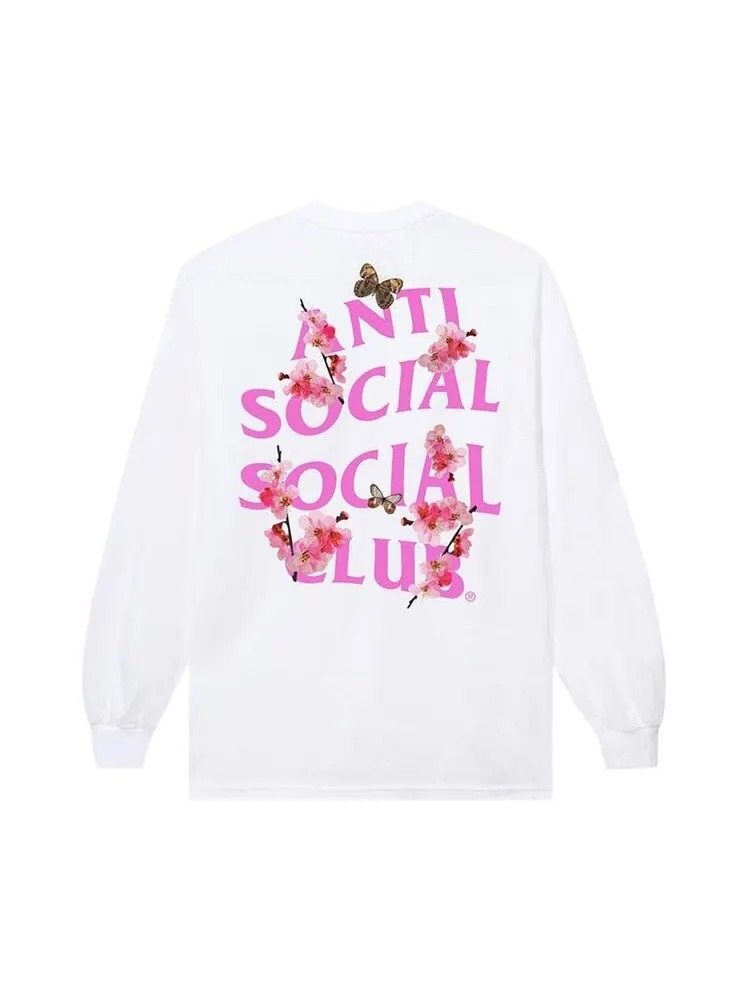 Футболка Anti Social Social Club Kkotch Long-Sleeve Tee — изображение 2 из 2, белый
