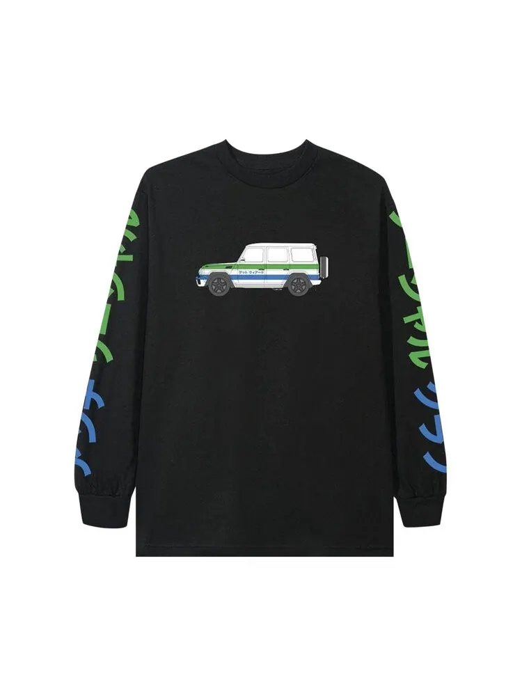 Лонгслив Anti Social Social Club Pizza Bun And Tire Long-Sleeve — изображение 1 из 2, черный