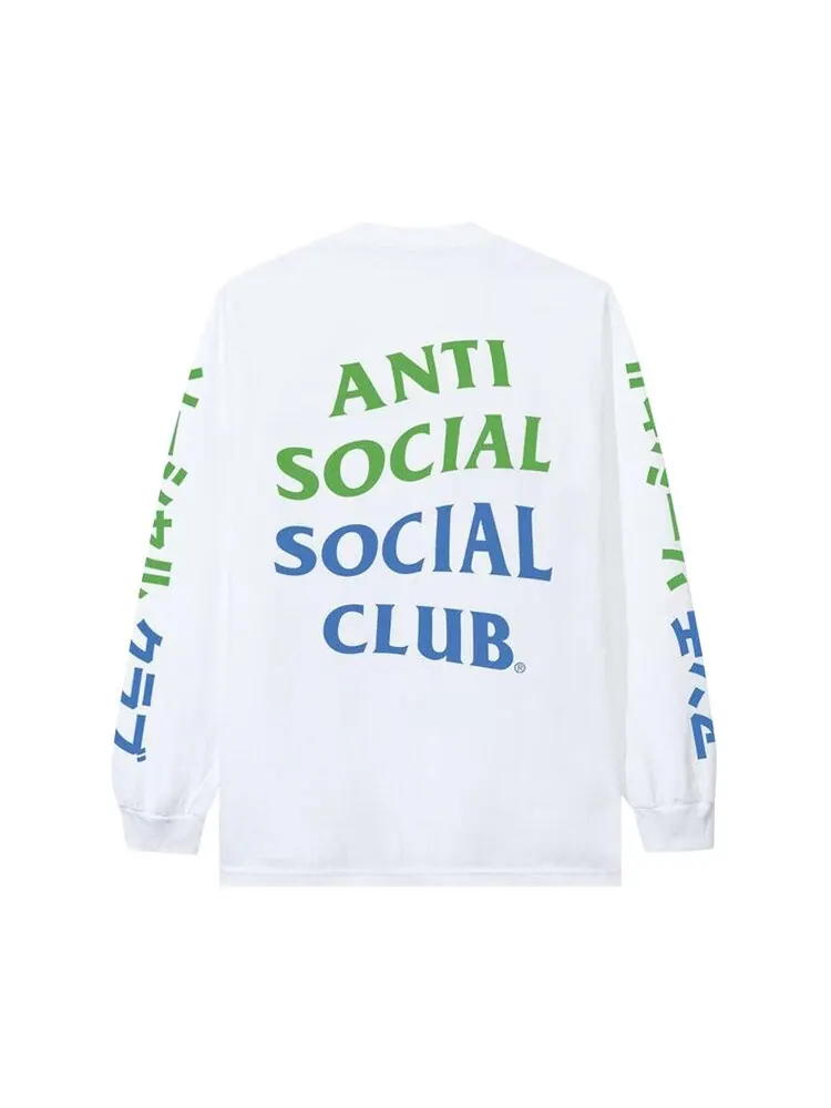 Лонгслив Anti Social Social Club Pizza Bun And Tire Long-Sleeve — изображение 2 из 2, белый