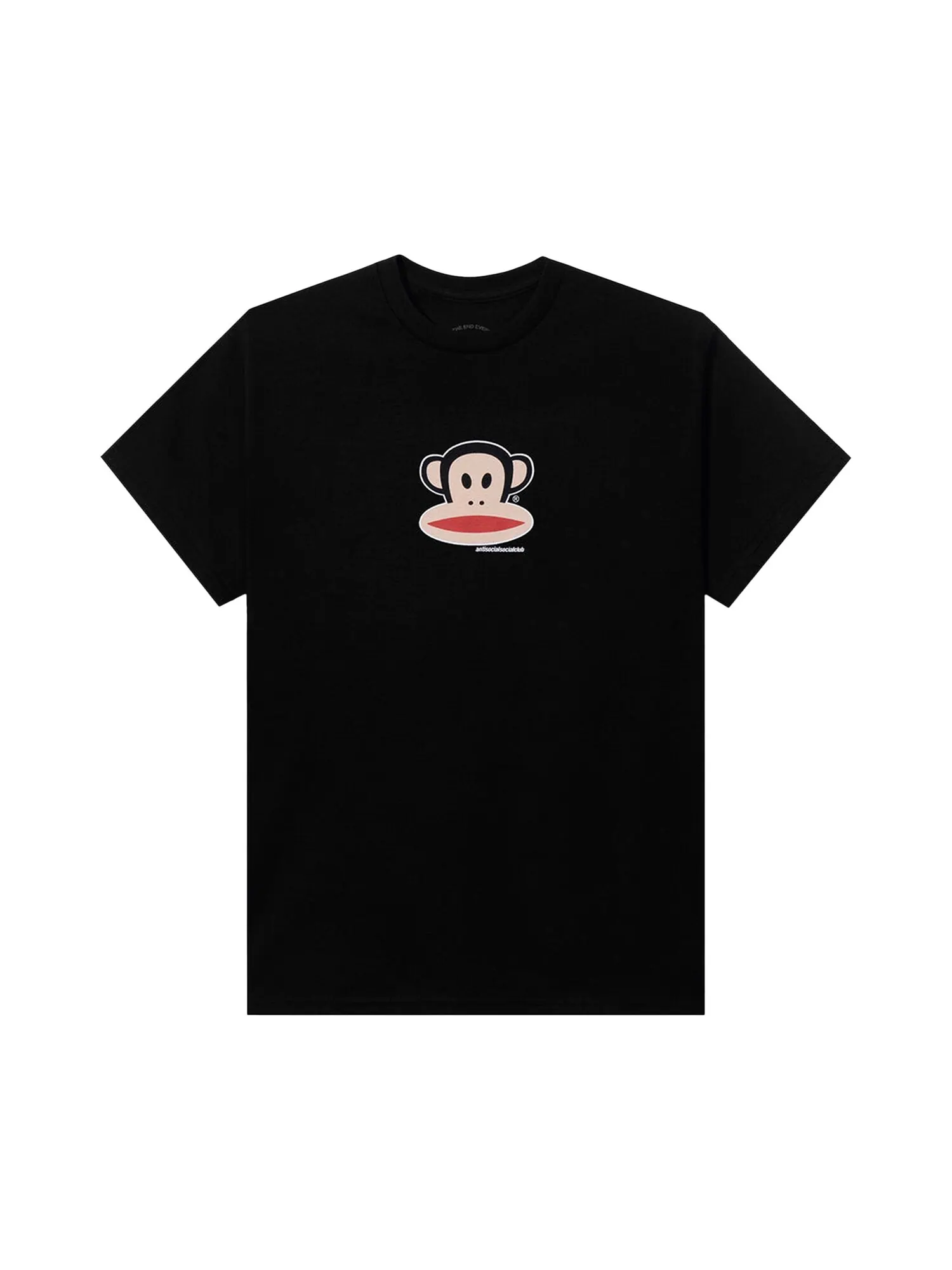 Футболка Anti Social Social Club Kids x Paul Frank с логотипом — изображение 1 из 2, черный