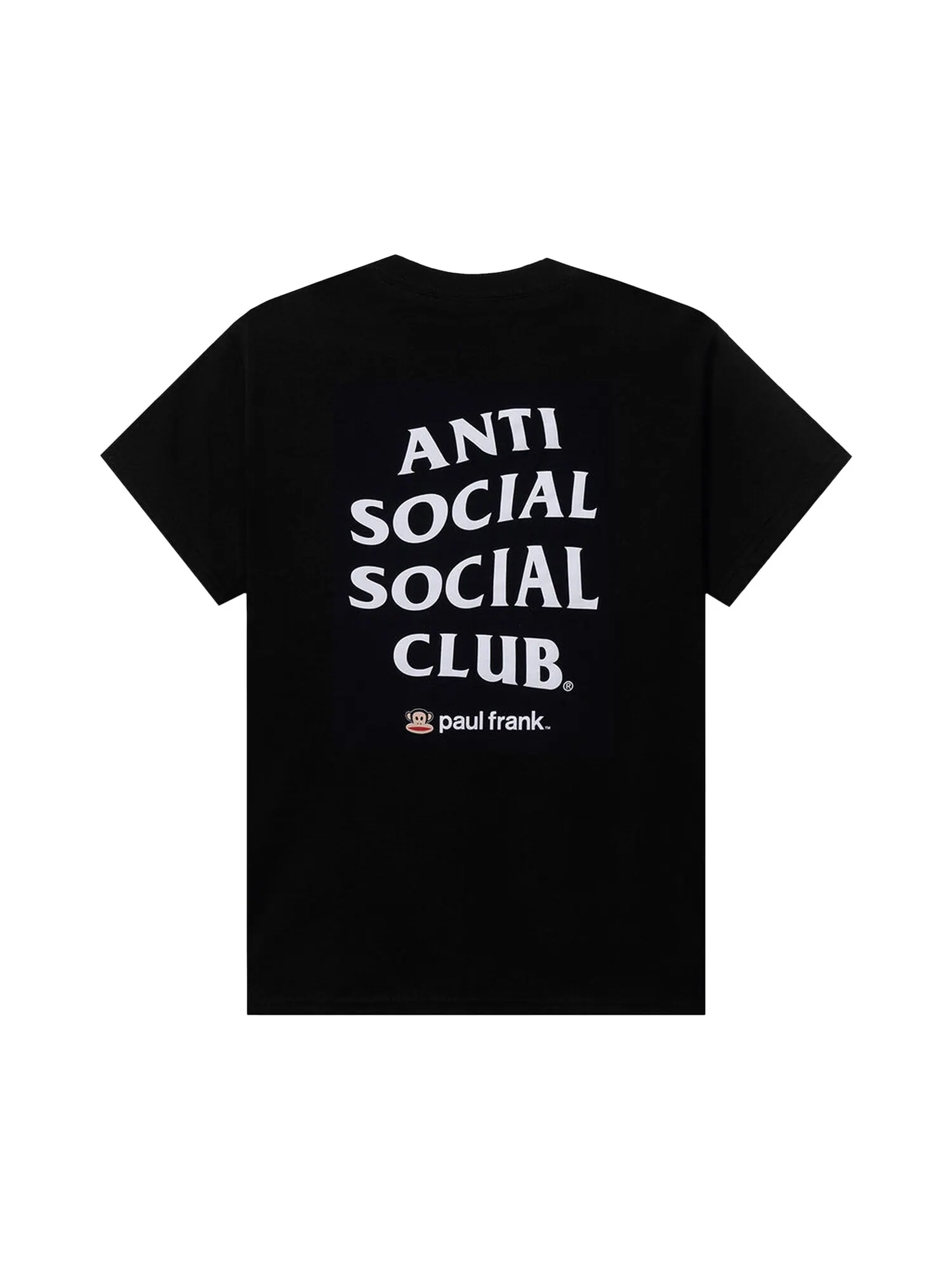 Футболка Anti Social Social Club Kids x Paul Frank с логотипом — изображение 2 из 2, черный