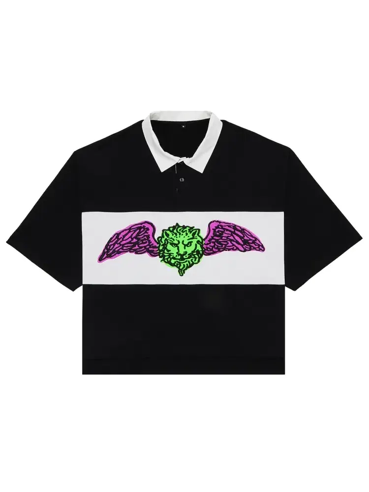 Поло GOAT Embroidered Winged Lion Rugby