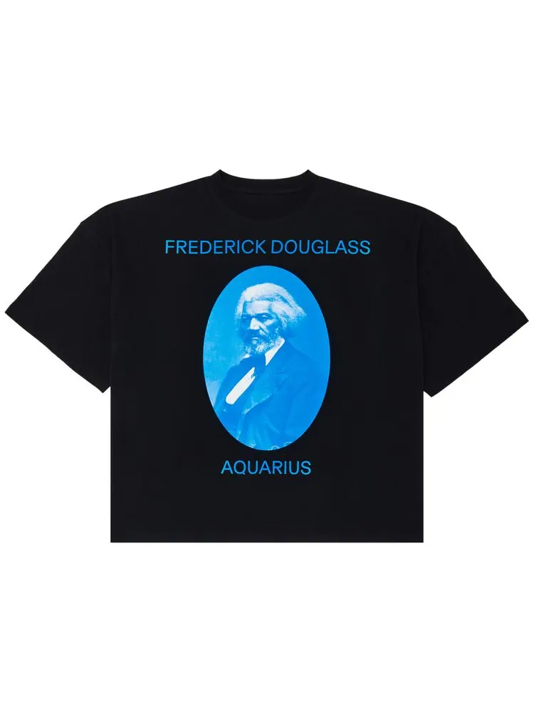 Футболка GOAT Horoscope Aquarius Tee, Фредерик Дугласс — изображение 1 из 3, черный