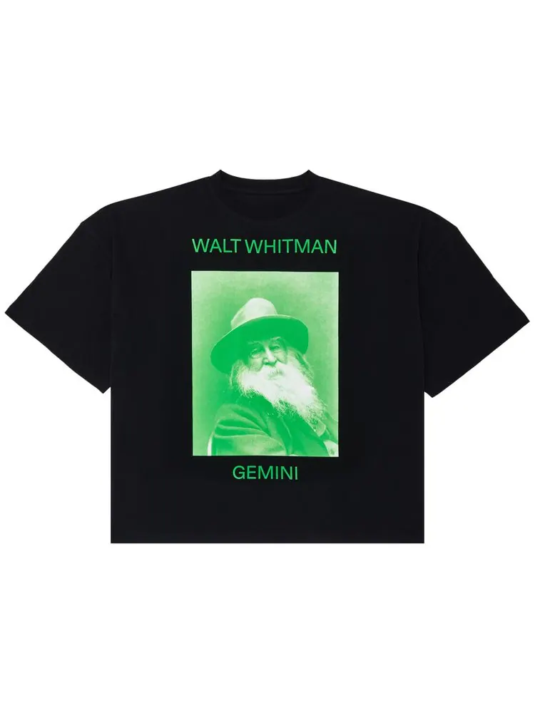 Футболка GOAT Horoscope Gemini Tee, Walt Whitman — изображение 1 из 3, черный