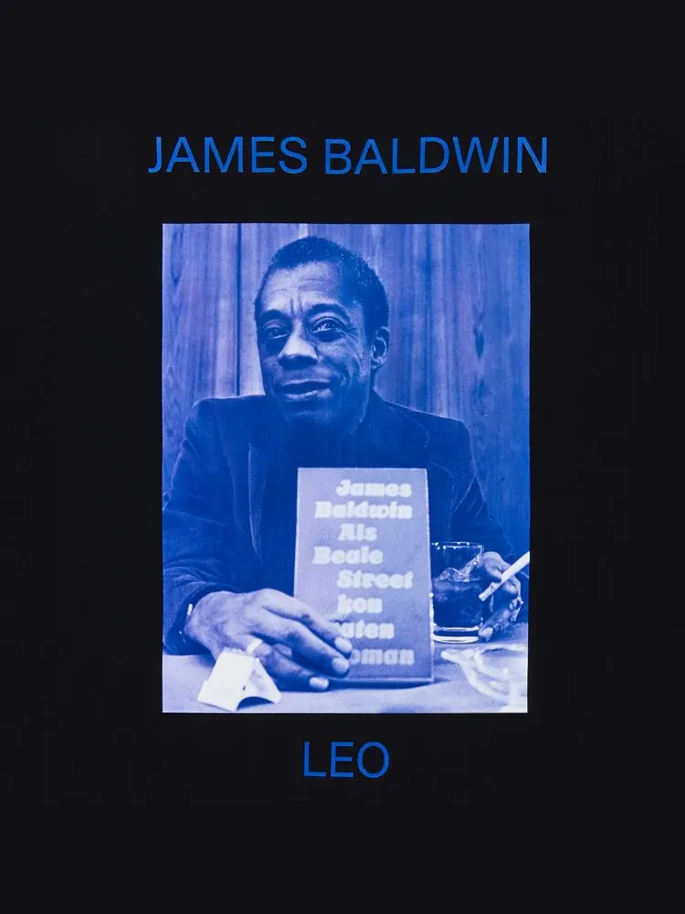 Футболка GOAT Horoscope Leo Tee, James Baldwin — изображение 3 из 3, черный
