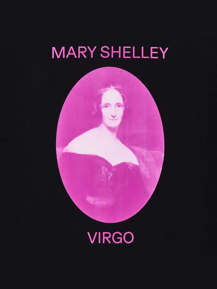 Футболка GOAT Horoscope Virgo Tee, Mary Shelley — изображение 3 из 3, черный