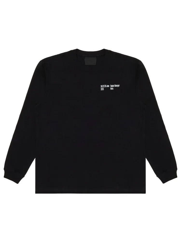 Лонгслив GOAT x Kaleidoscope Manifesto Long-Sleeve — изображение 2 из 3, черный