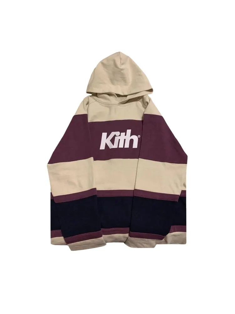 Худи Kith Delk Paneled Hoodie 'Ivory'