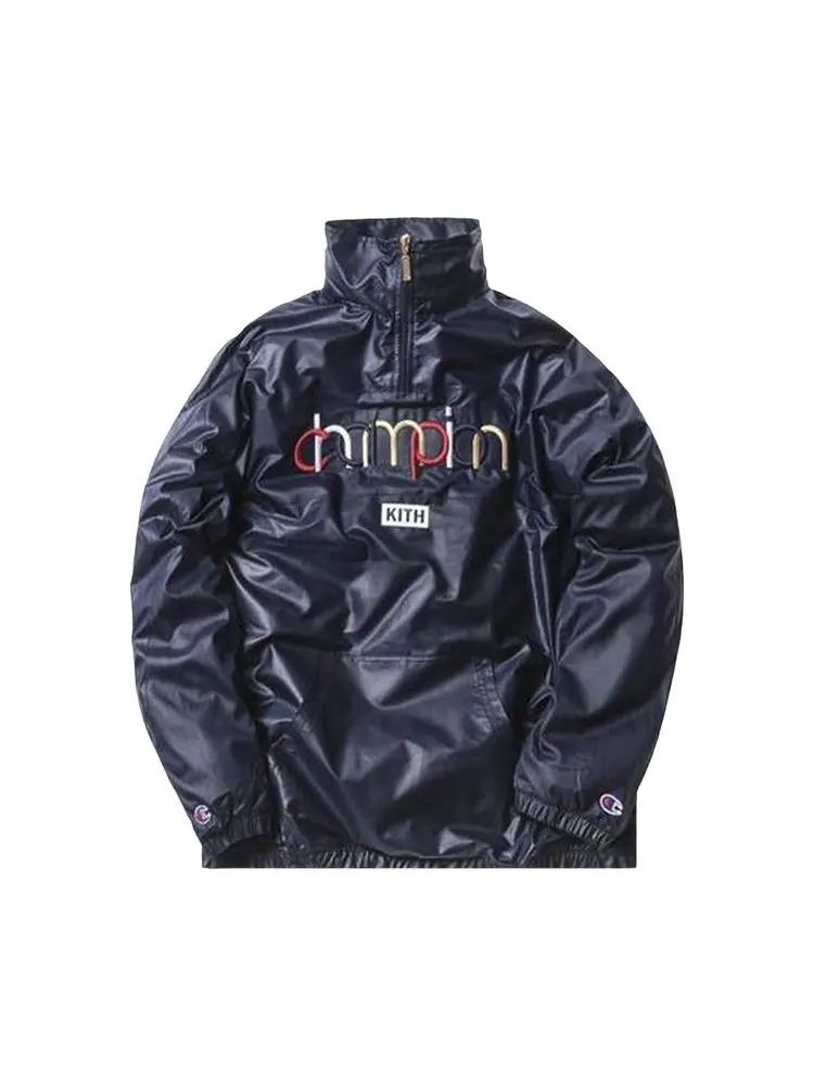 Куртка Kith Champion Quarter-Zip — изображение 1 из 1, темно-синий