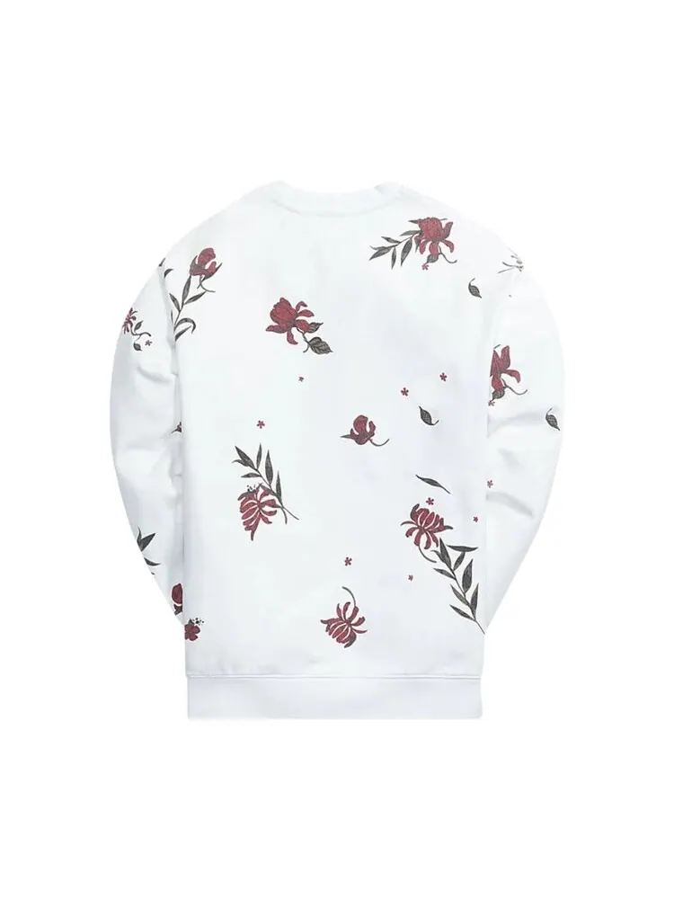 Толстовка Kith Summer Floral Crewneck 'White' — изображение 2 из 2, белый
