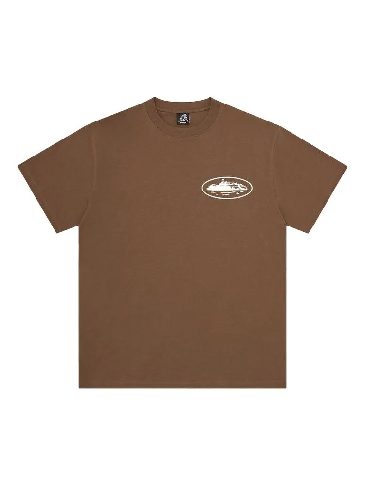 Футболка Corteiz OG Island Tee 'Brown' — коричневый