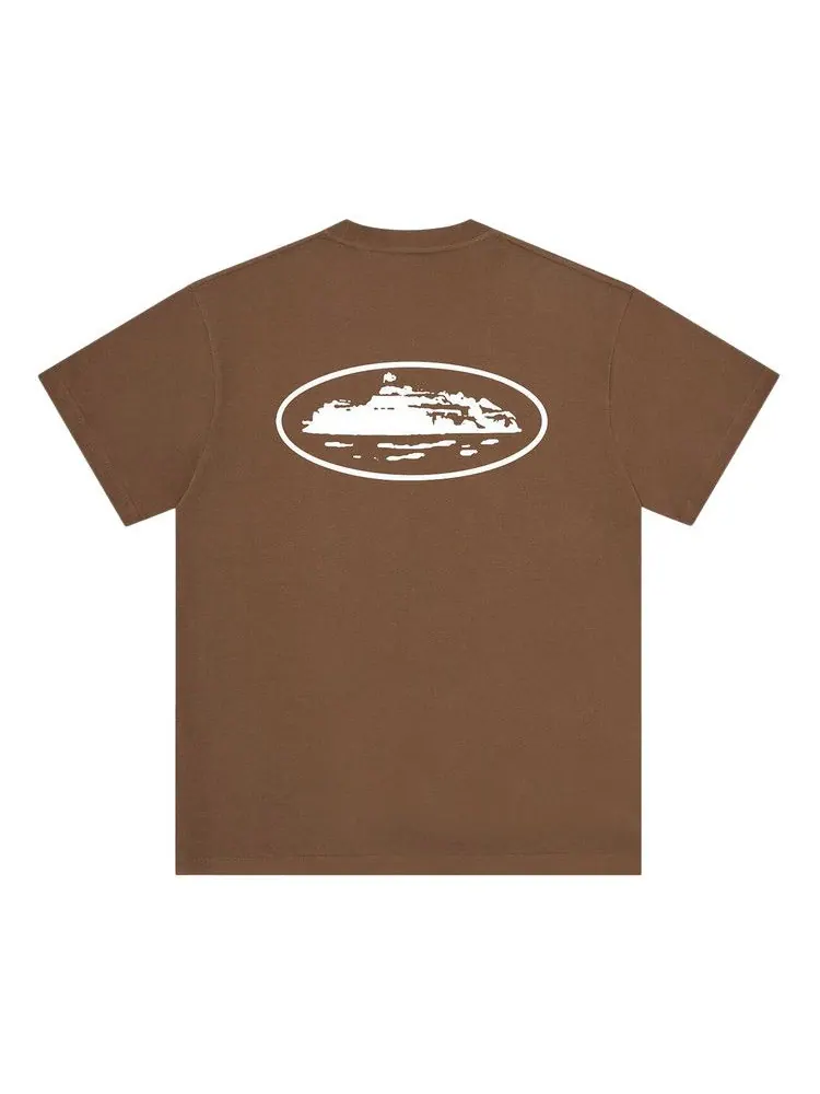 Футболка Corteiz OG Island Tee 'Brown' — изображение 2 из 2, коричневый