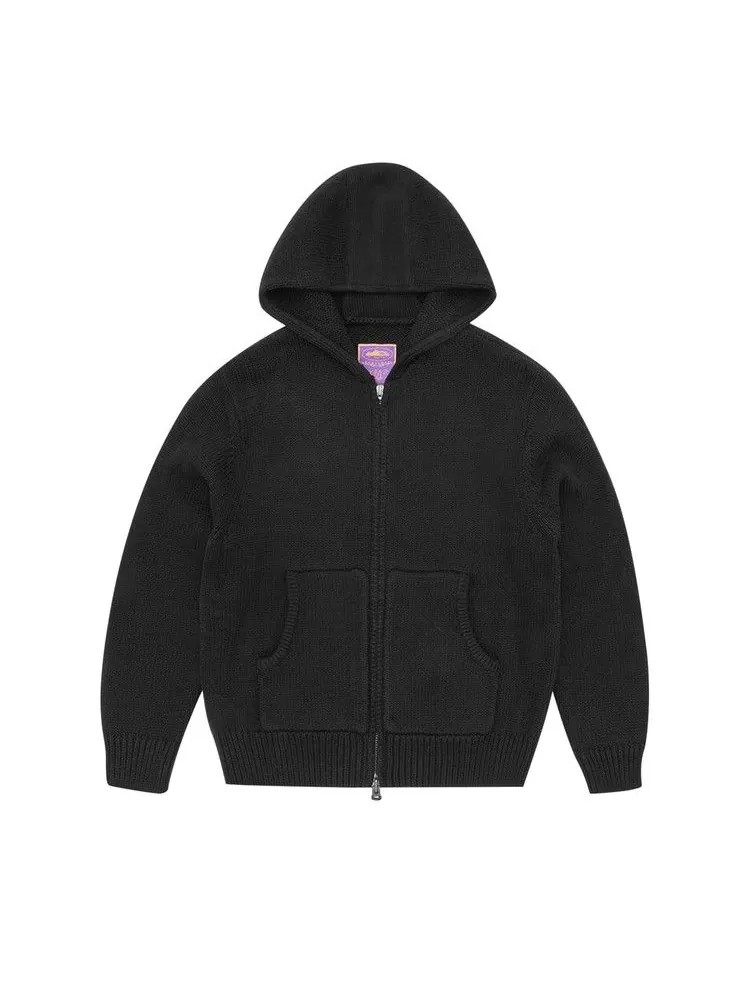 Худи Corteiz Alcatraz Heavy Knit Zip Hoodie