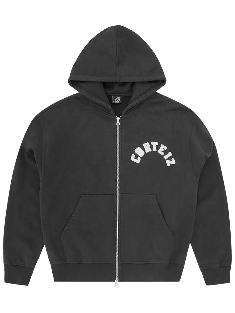 Худи Corteiz Colly Arch Zip Hoodie 'Black'
