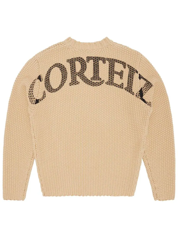Свитер Corteiz Heavy Knit Royale Sweater 'Natural' — изображение 2 из 2, прозрачный
